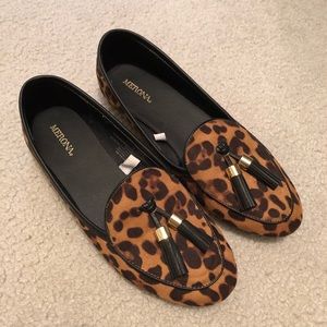 Merona leopard loafers